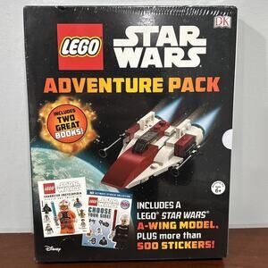 Lego Star Wars Adventure Pack A-Wing Model 2 Books Stickers Toy Kids NIB Disney